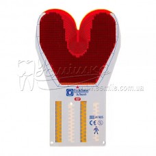 OccluSense Sensors, електронний сенсор тиску (пластина), 25 шт., товщина 60 мкм, гнучний матеріал, червоне фарбуюче покриття